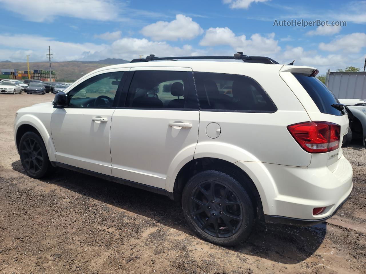 2016 Dodge Journey Sxt White vin: 3C4PDCBB4GT174069