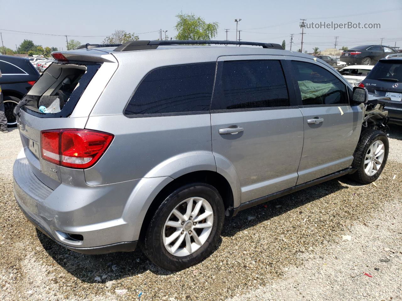 2016 Dodge Journey Sxt Silver vin: 3C4PDCBB4GT197626