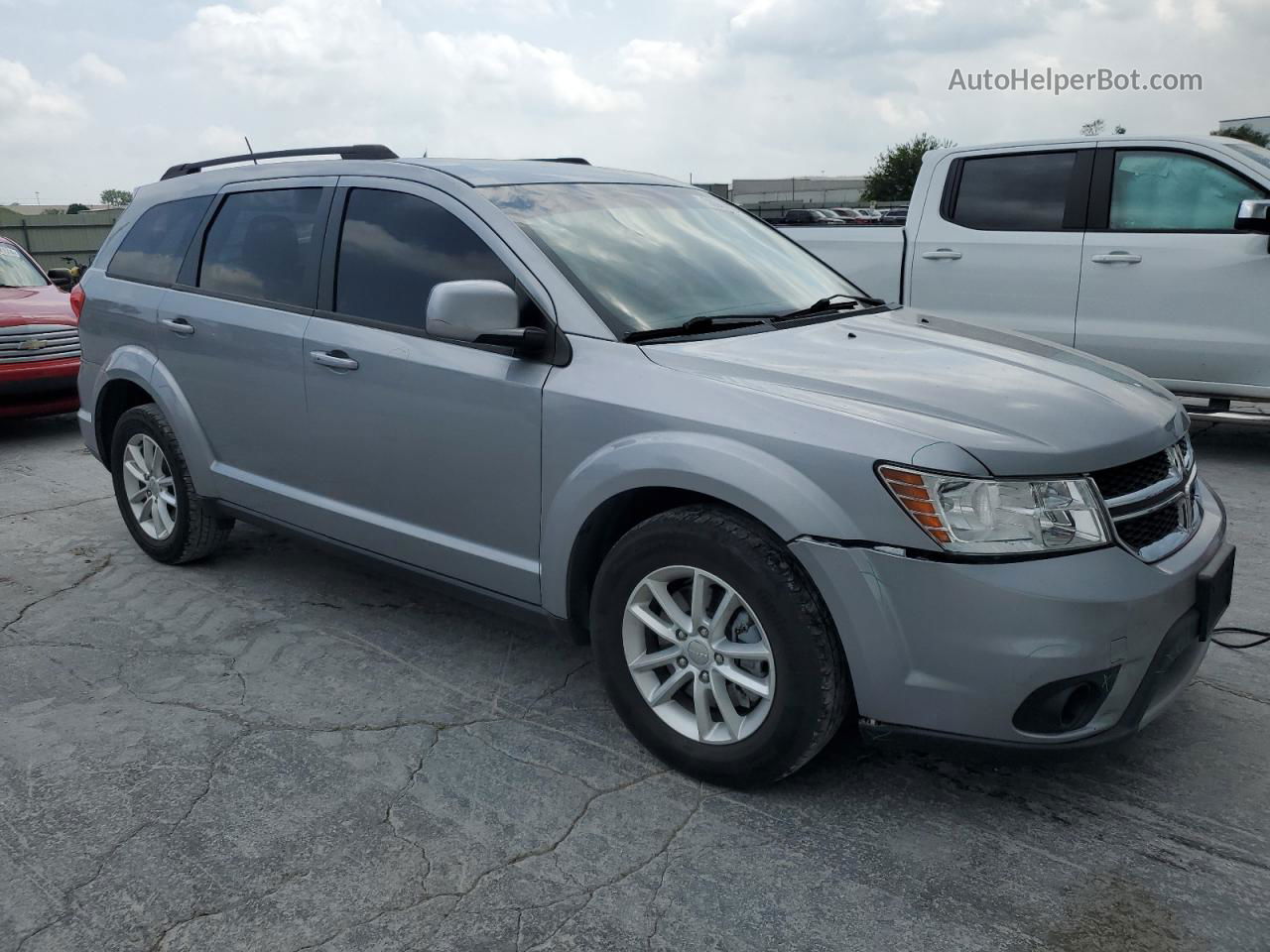 2017 Dodge Journey Sxt Silver vin: 3C4PDCBB4HT507825