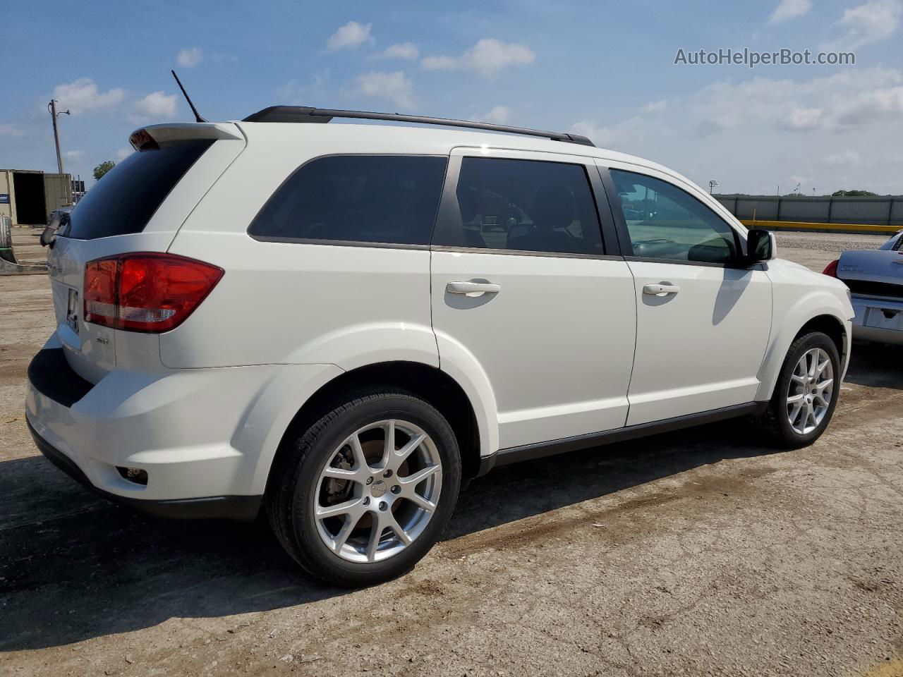 2017 Dodge Journey Sxt White vin: 3C4PDCBB4HT633229