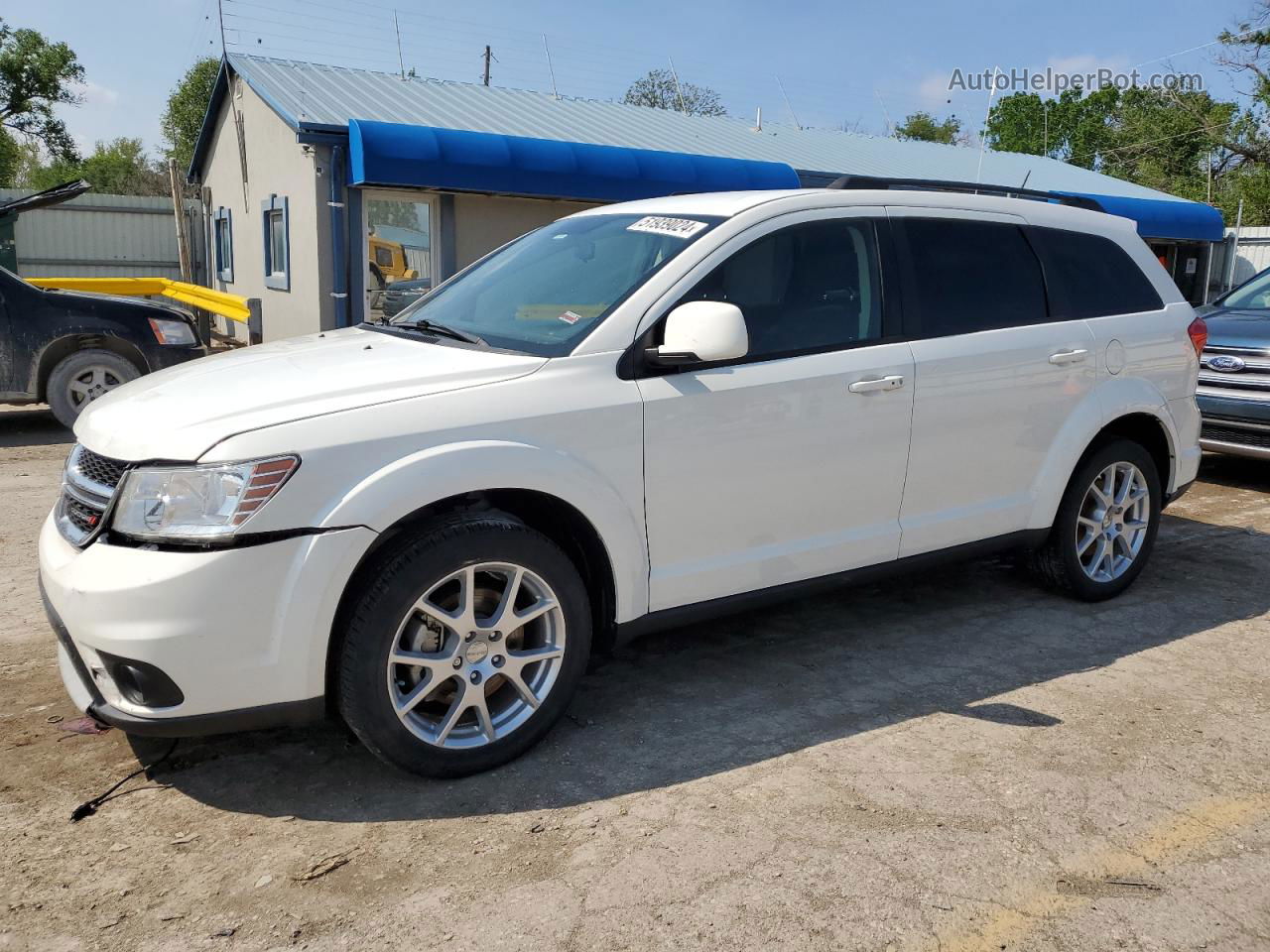 2017 Dodge Journey Sxt White vin: 3C4PDCBB4HT633229