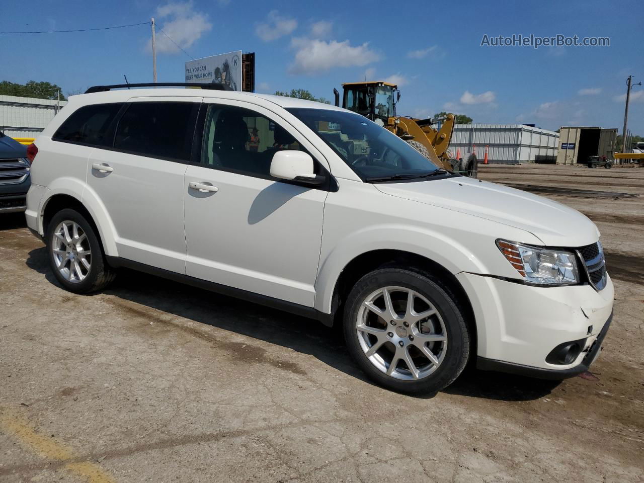 2017 Dodge Journey Sxt White vin: 3C4PDCBB4HT633229