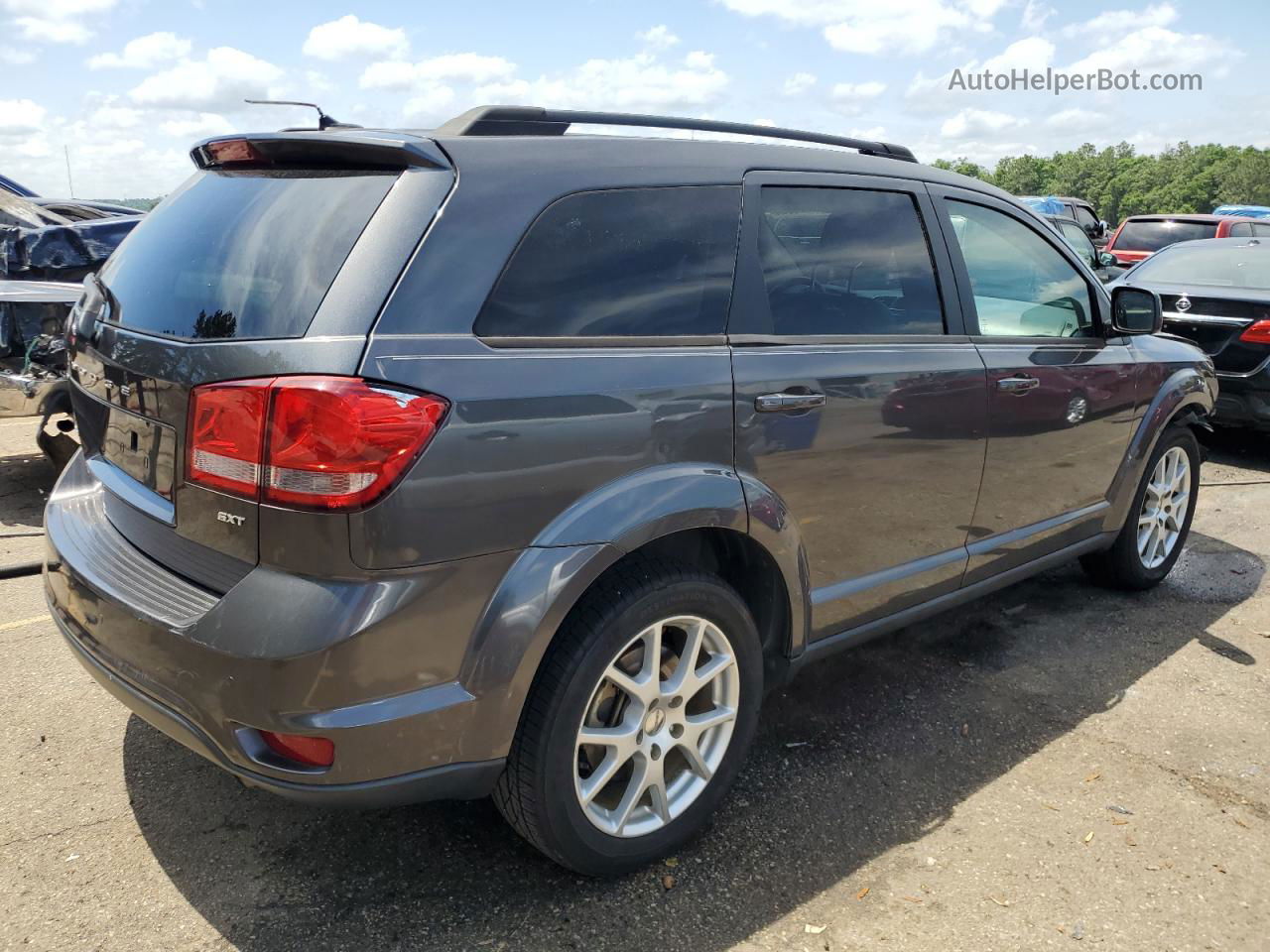 2014 Dodge Journey Sxt Gray vin: 3C4PDCBB5ET184008