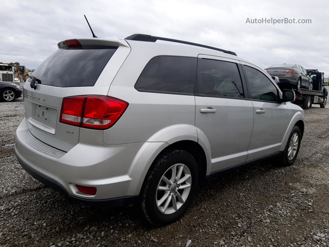 2014 Dodge Journey Sxt Silver vin: 3C4PDCBB5ET309914