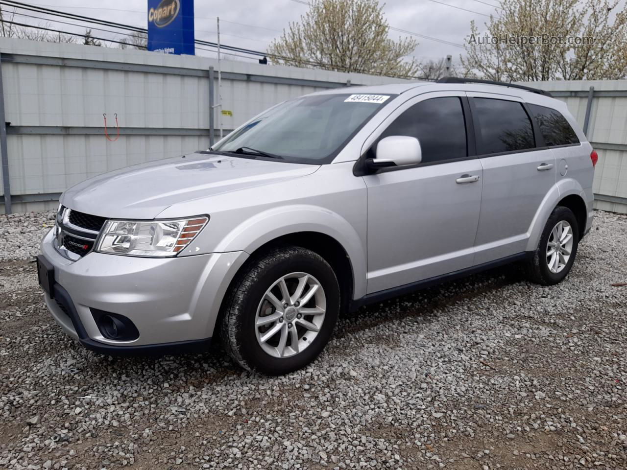 2014 Dodge Journey Sxt Silver vin: 3C4PDCBB5ET309914