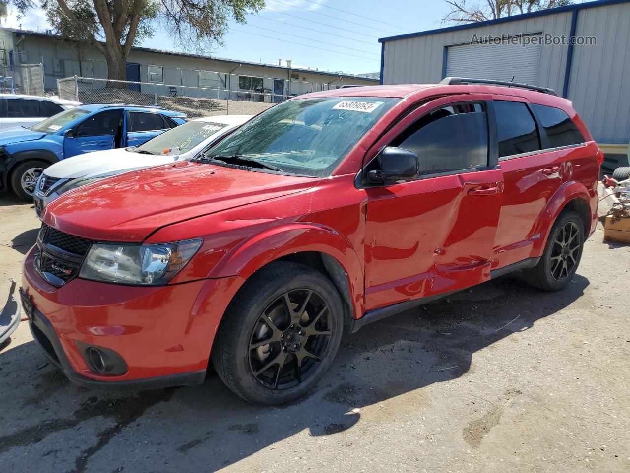 2015 Dodge Journey Sxt Red vin: 3C4PDCBB5FT518197