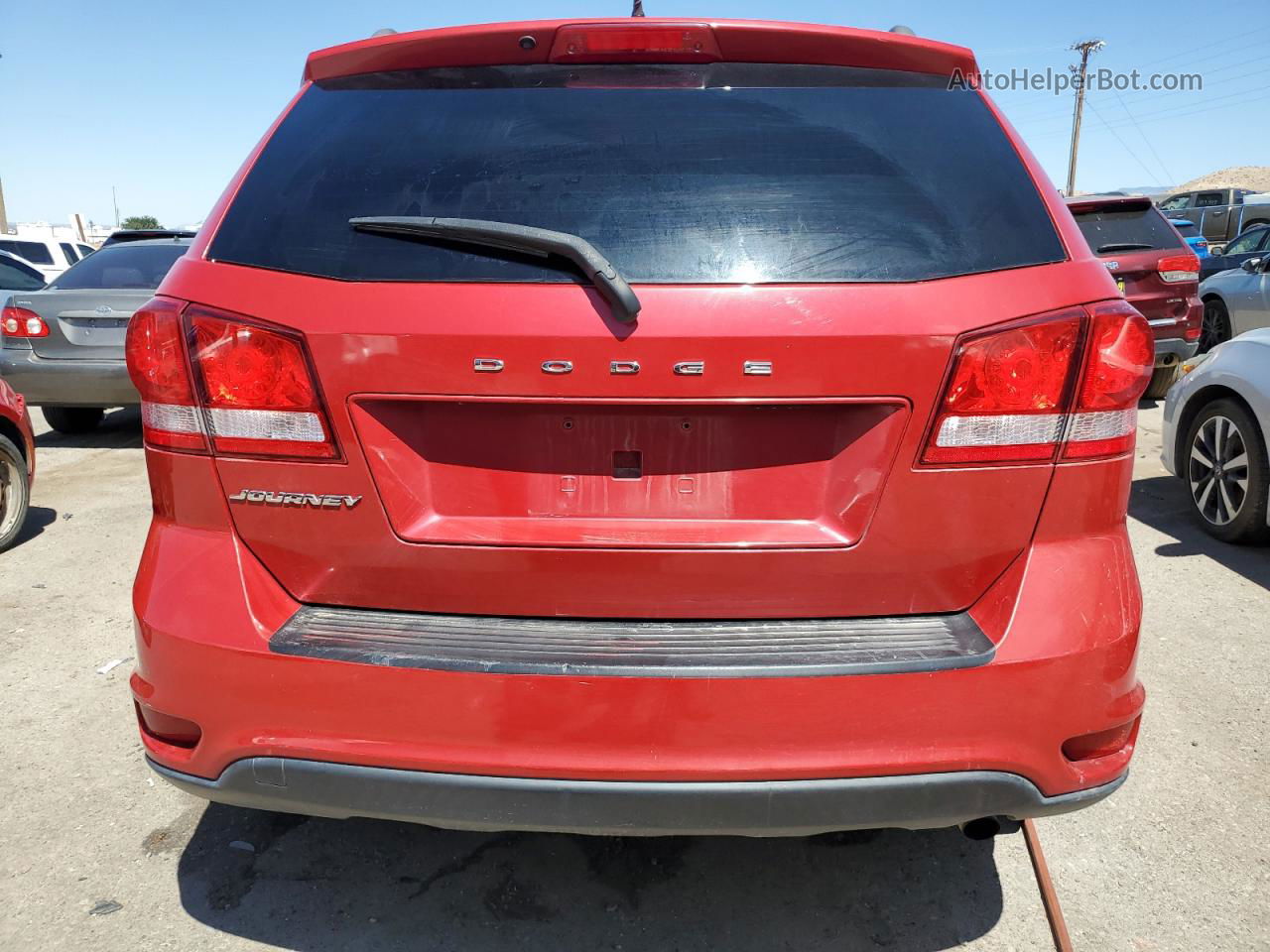 2015 Dodge Journey Sxt Red vin: 3C4PDCBB5FT518197