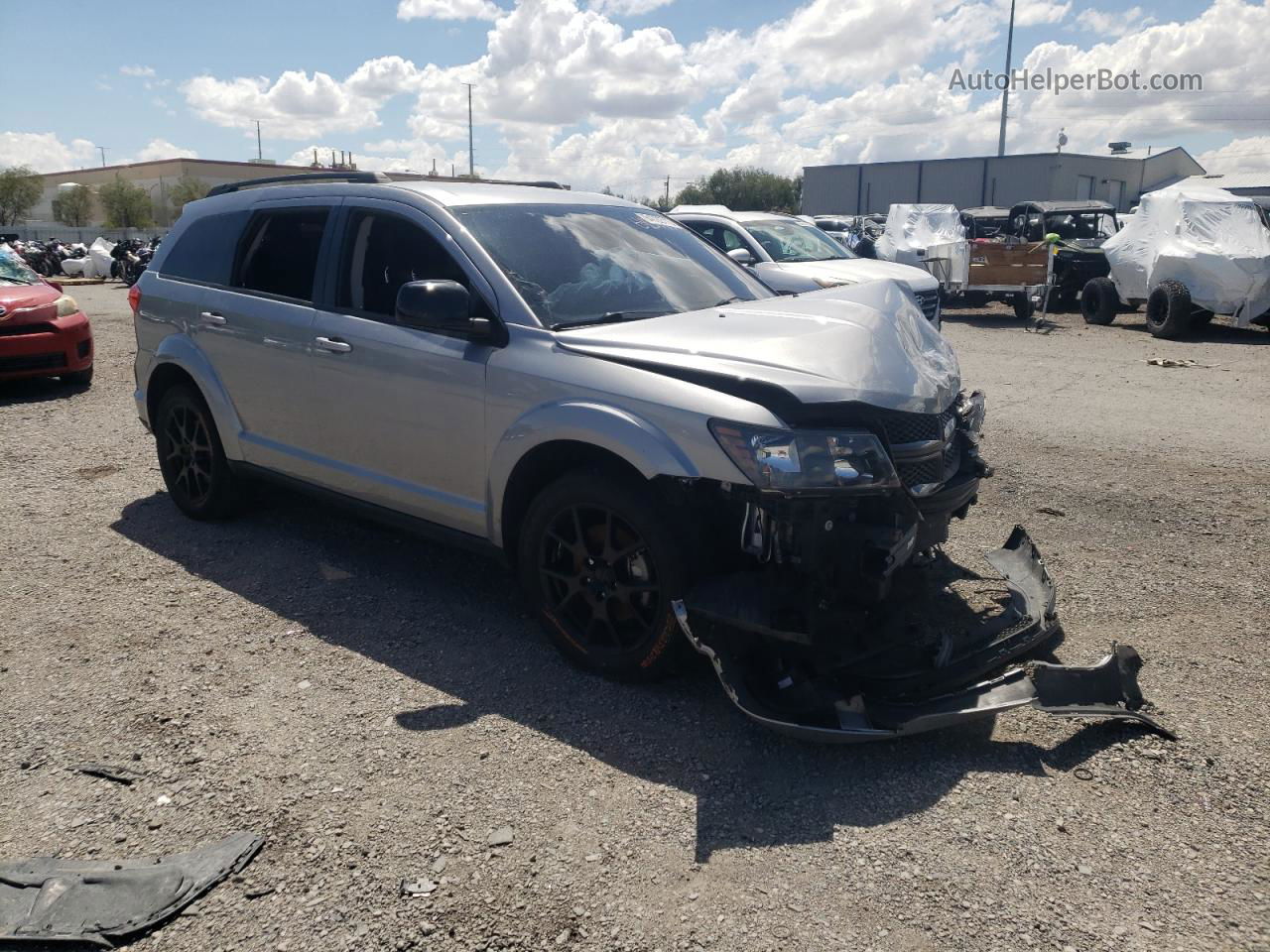 2016 Dodge Journey Sxt Silver vin: 3C4PDCBB5GT237535