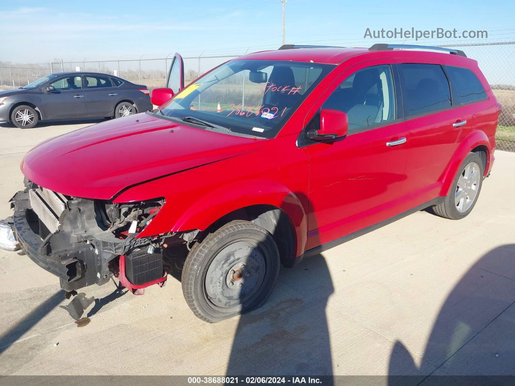 2017 Dodge Journey Sxt Red vin: 3C4PDCBB5HT529591