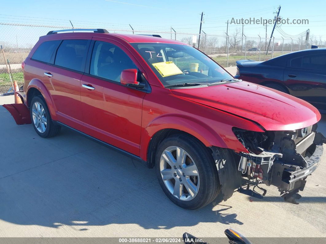 2017 Dodge Journey Sxt Red vin: 3C4PDCBB5HT529591