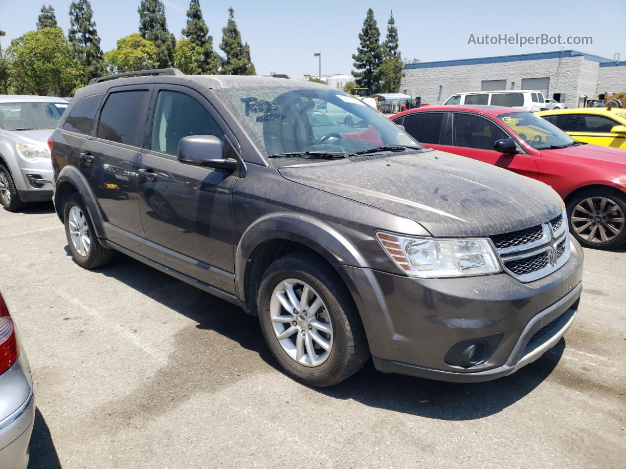 2017 Dodge Journey Sxt Серый vin: 3C4PDCBB5HT612552