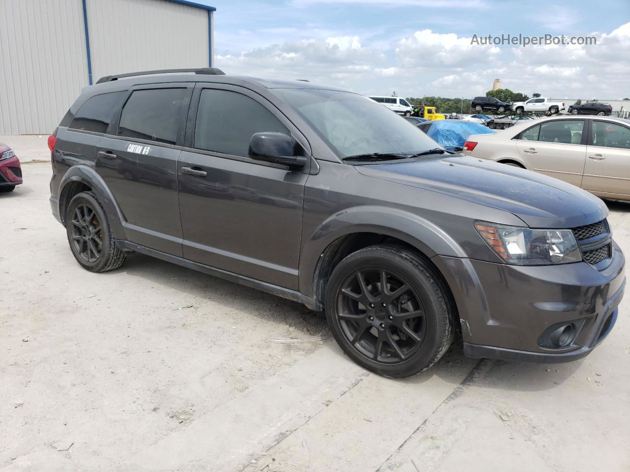 2014 Dodge Journey Sxt Gray vin: 3C4PDCBB6ET153043