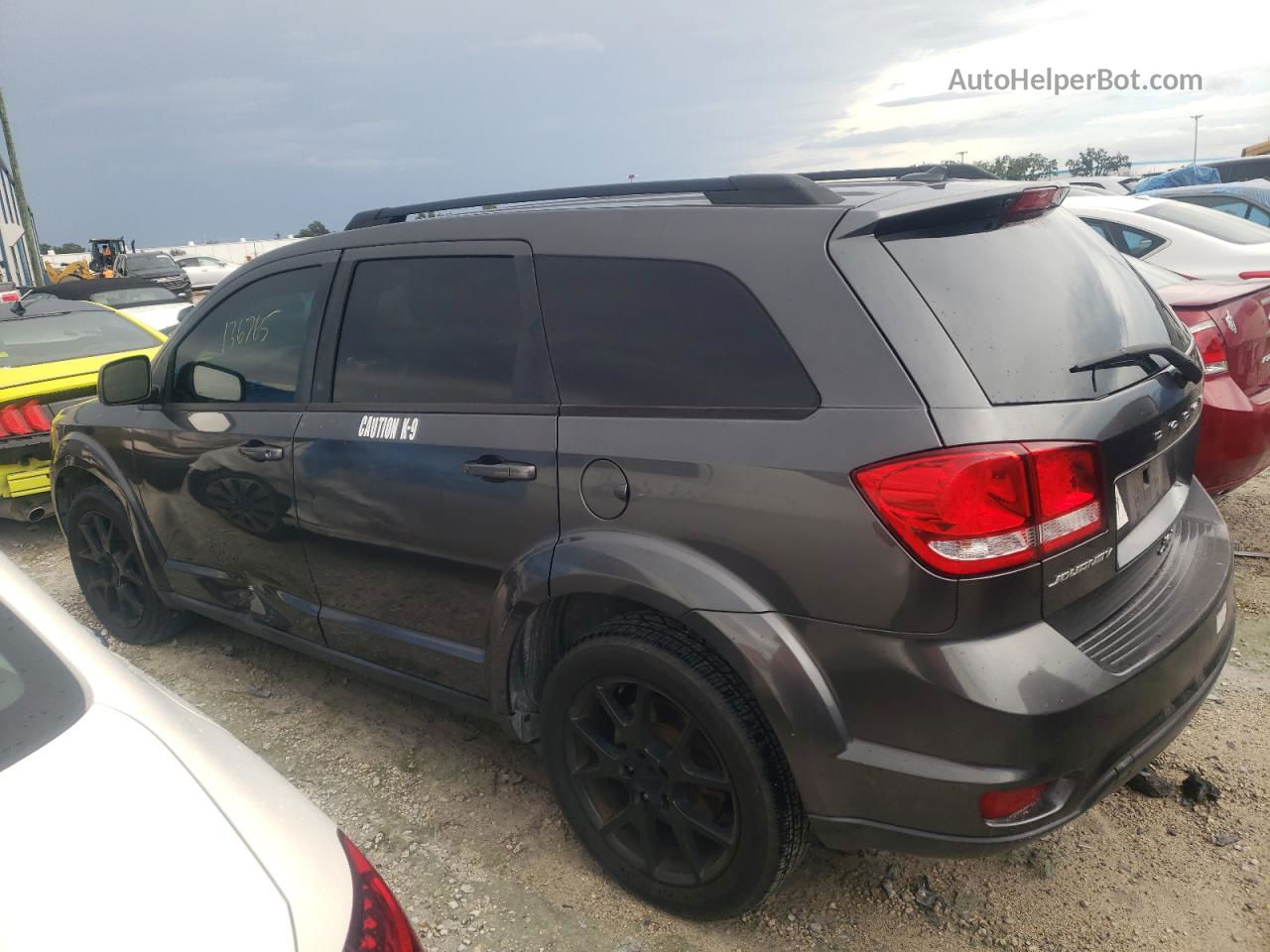 2014 Dodge Journey Sxt Gray vin: 3C4PDCBB6ET153043