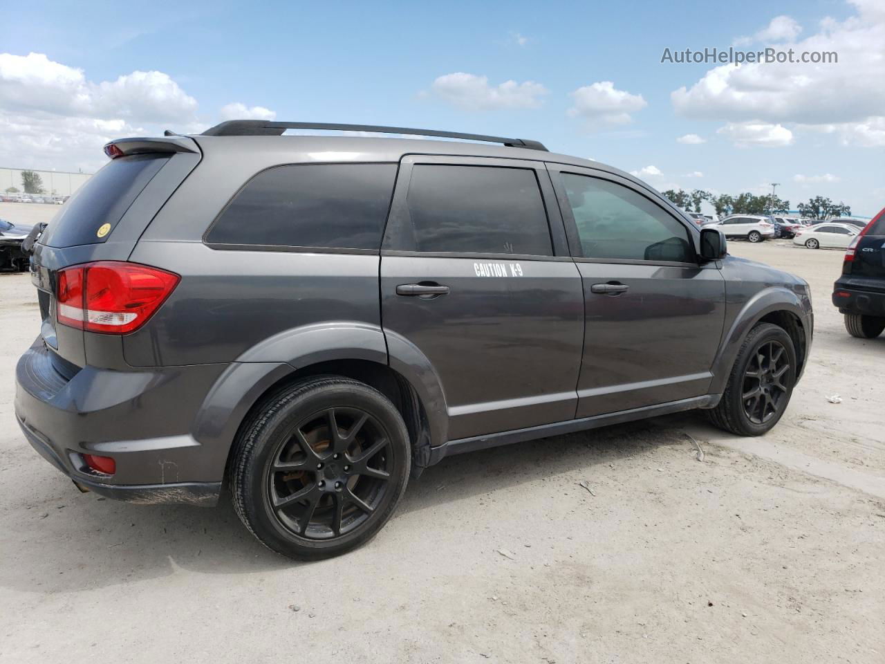 2014 Dodge Journey Sxt Gray vin: 3C4PDCBB6ET153043