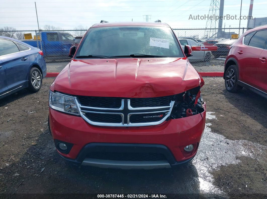 2014 Dodge Journey Sxt Red vin: 3C4PDCBB6ET180386