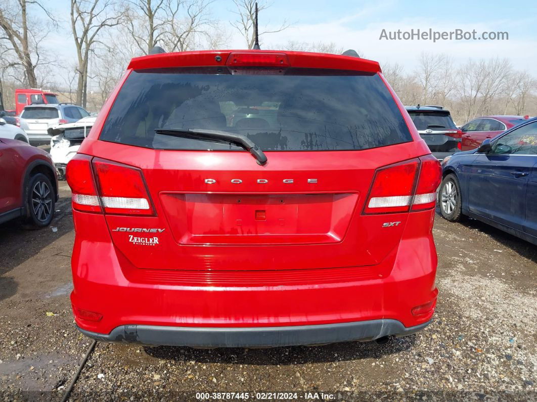 2014 Dodge Journey Sxt Red vin: 3C4PDCBB6ET180386