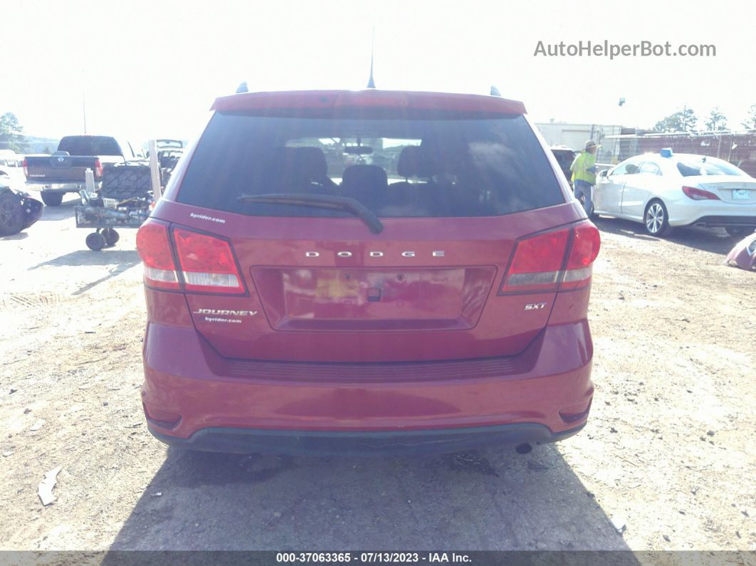 2014 Dodge Journey Sxt Red vin: 3C4PDCBB6ET180629