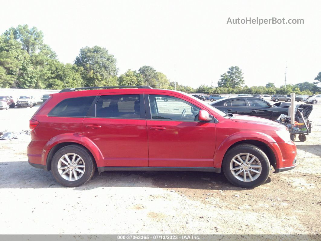 2014 Dodge Journey Sxt Red vin: 3C4PDCBB6ET180629