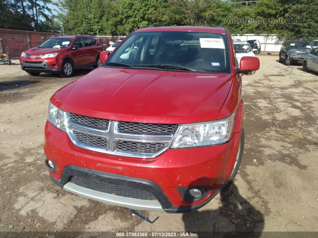 2014 Dodge Journey Sxt Red vin: 3C4PDCBB6ET180629