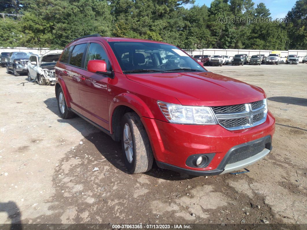 2014 Dodge Journey Sxt Red vin: 3C4PDCBB6ET180629