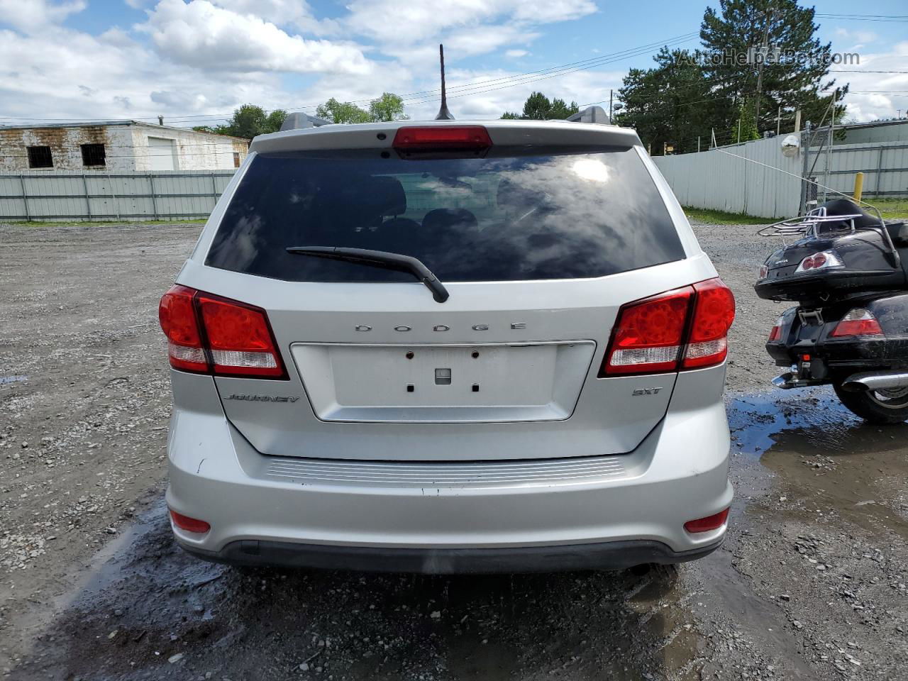 2014 Dodge Journey Sxt Silver vin: 3C4PDCBB6ET284361