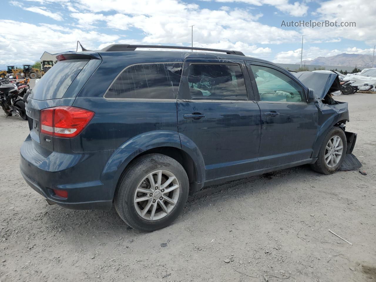 2015 Dodge Journey Sxt Blue vin: 3C4PDCBB6FT573029