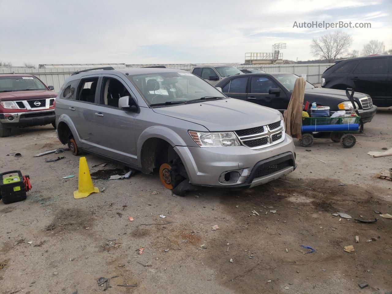 2016 Dodge Journey Sxt Silver vin: 3C4PDCBB6GT108008