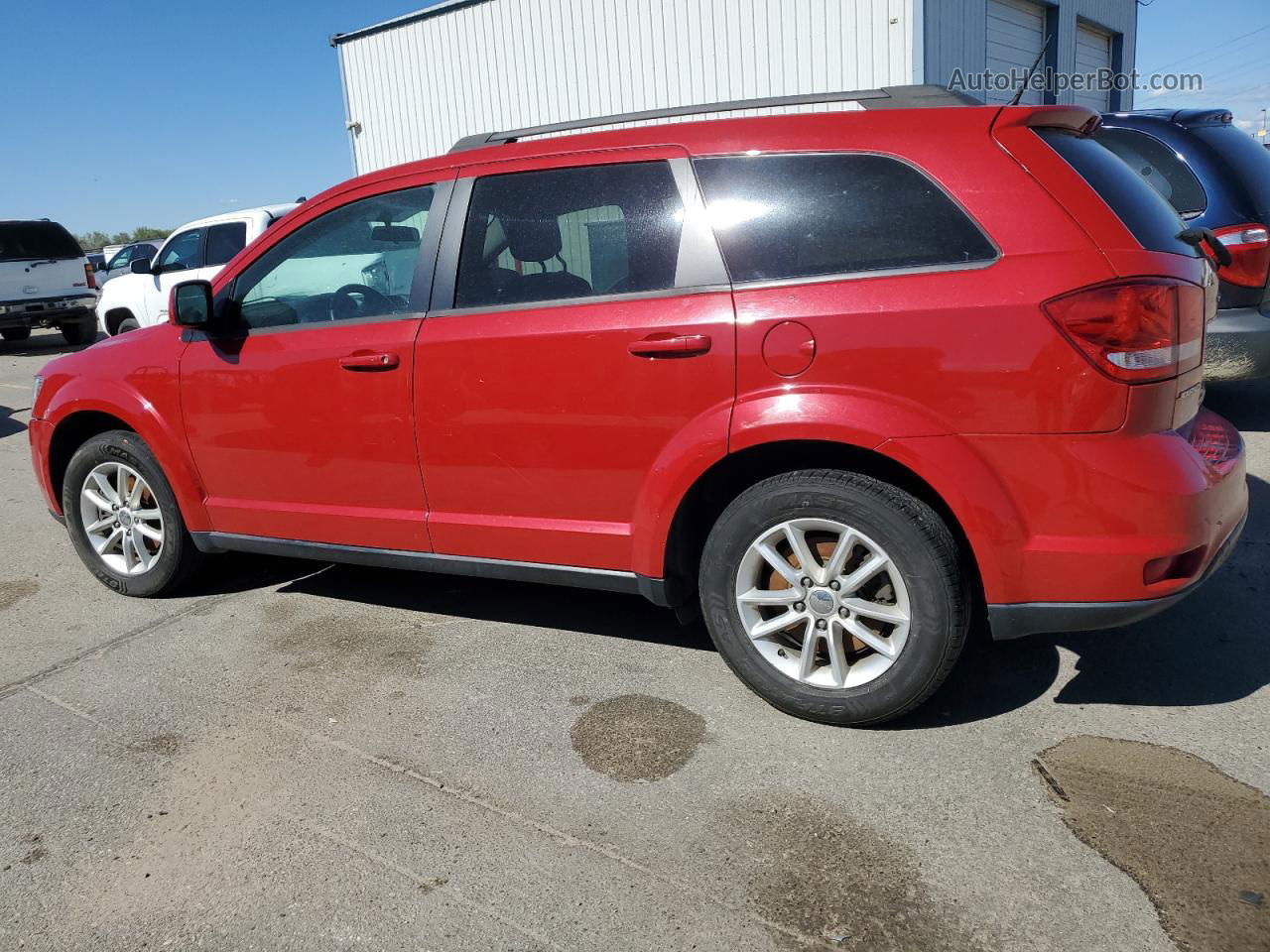 2016 Dodge Journey Sxt Red vin: 3C4PDCBB6GT115881