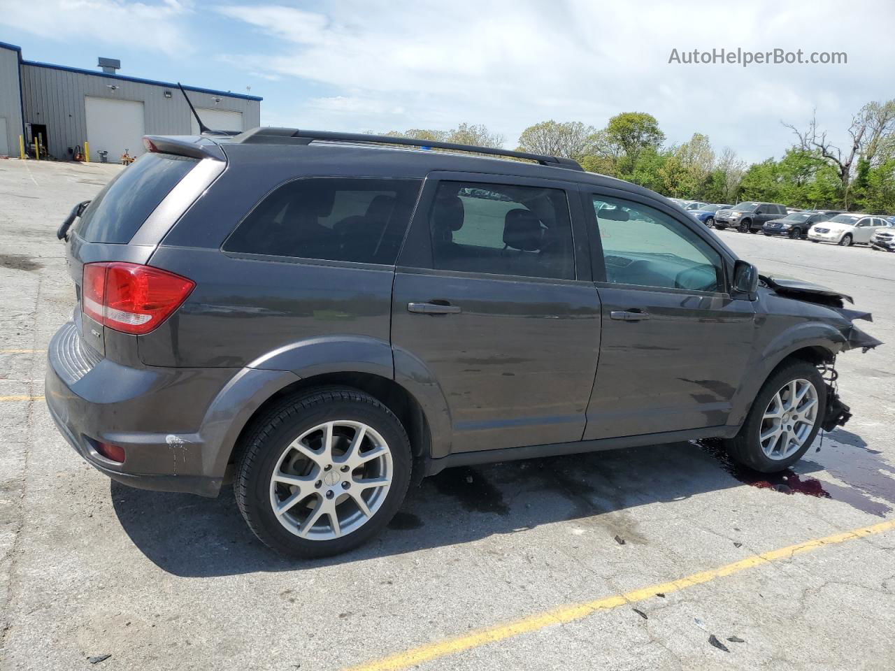 2017 Dodge Journey Sxt Gray vin: 3C4PDCBB6HT568657