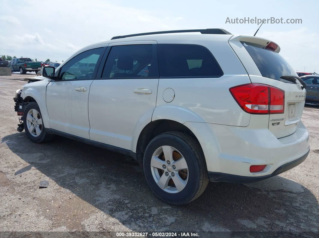 2014 Dodge Journey Sxt White vin: 3C4PDCBB7ET103641