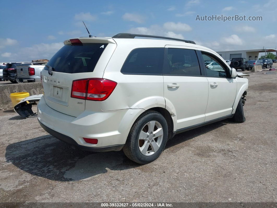 2014 Dodge Journey Sxt White vin: 3C4PDCBB7ET103641