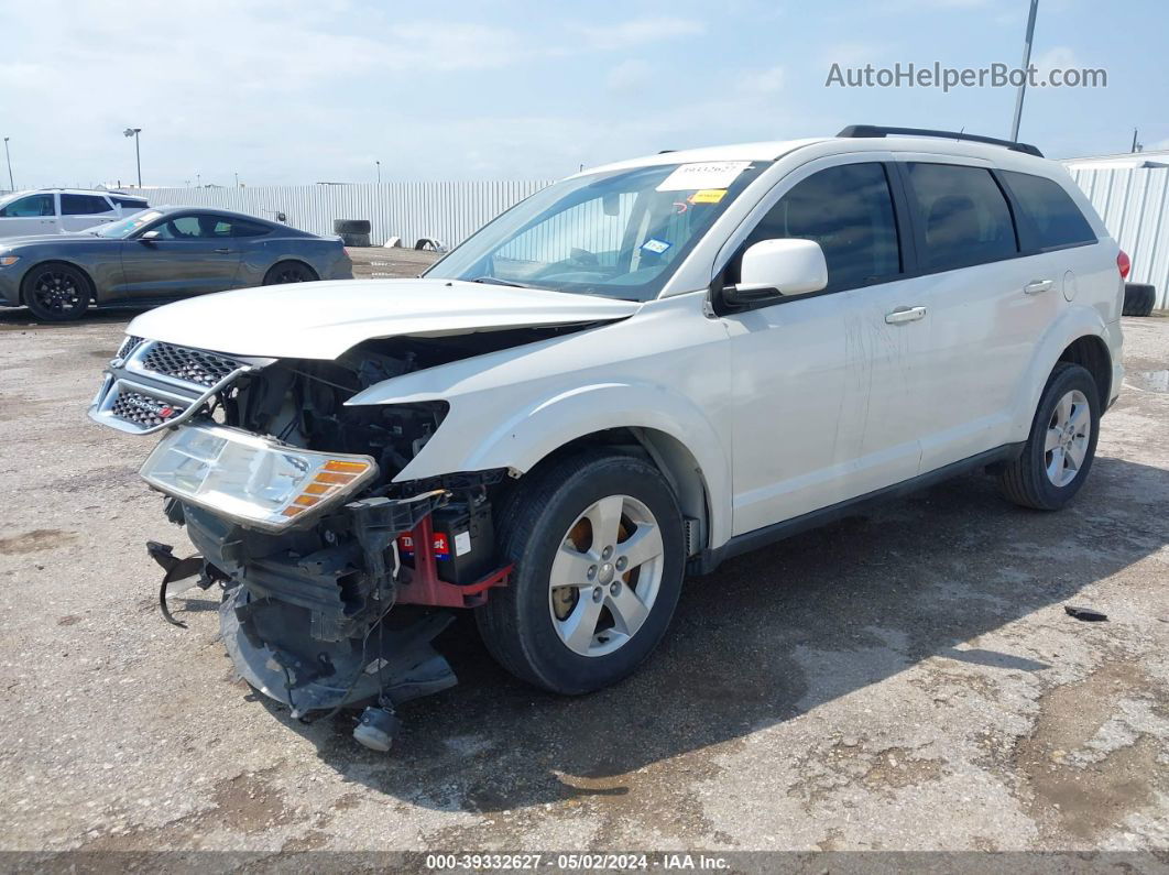 2014 Dodge Journey Sxt White vin: 3C4PDCBB7ET103641