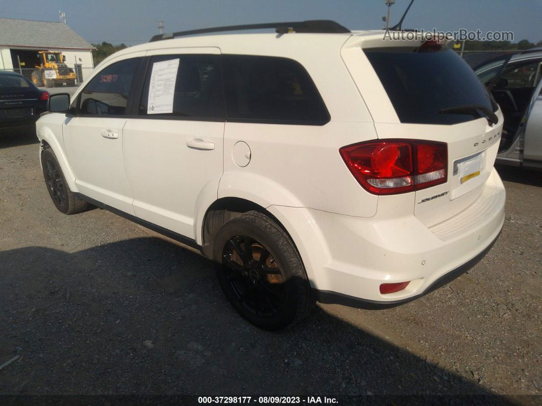 2014 Dodge Journey Sxt White vin: 3C4PDCBB7ET237212