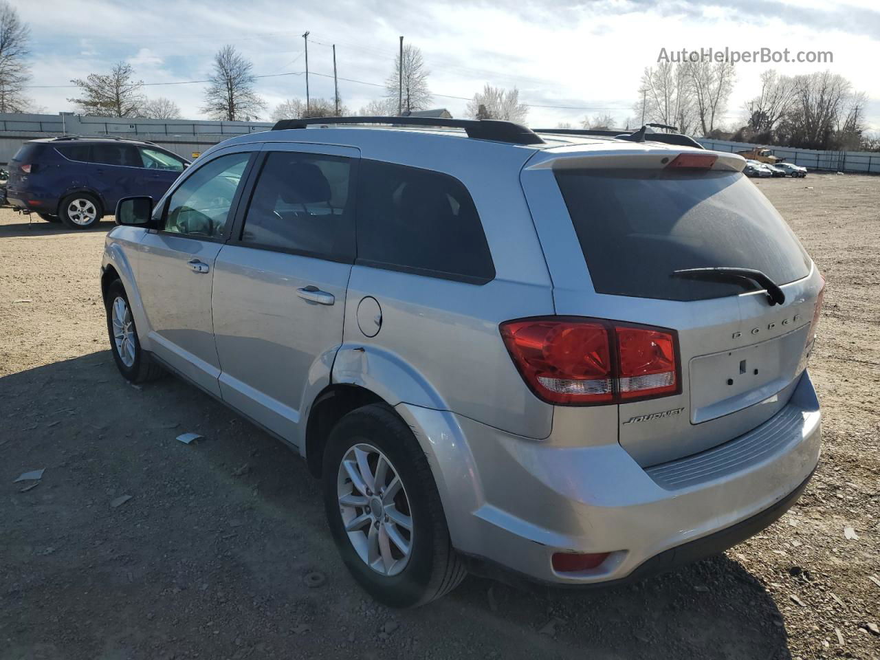 2014 Dodge Journey Sxt Серебряный vin: 3C4PDCBB7ET301071