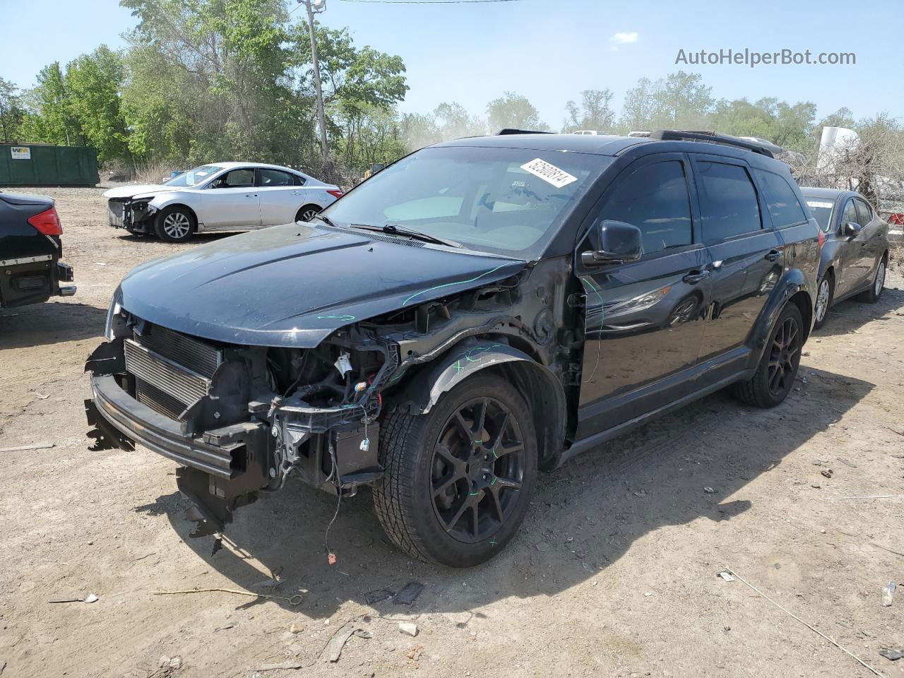 2015 Dodge Journey Sxt Black vin: 3C4PDCBB7FT682650