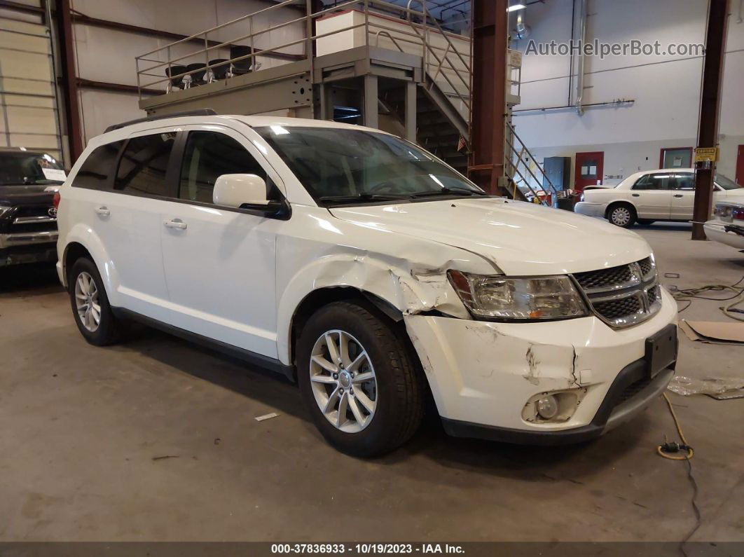 2016 Dodge Journey Sxt White vin: 3C4PDCBB7GT198334