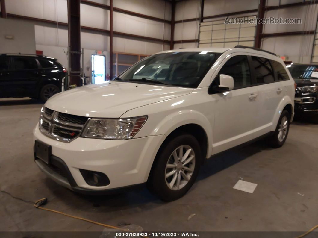 2016 Dodge Journey Sxt White vin: 3C4PDCBB7GT198334