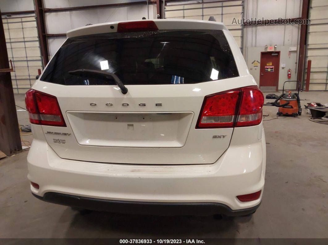 2016 Dodge Journey Sxt White vin: 3C4PDCBB7GT198334