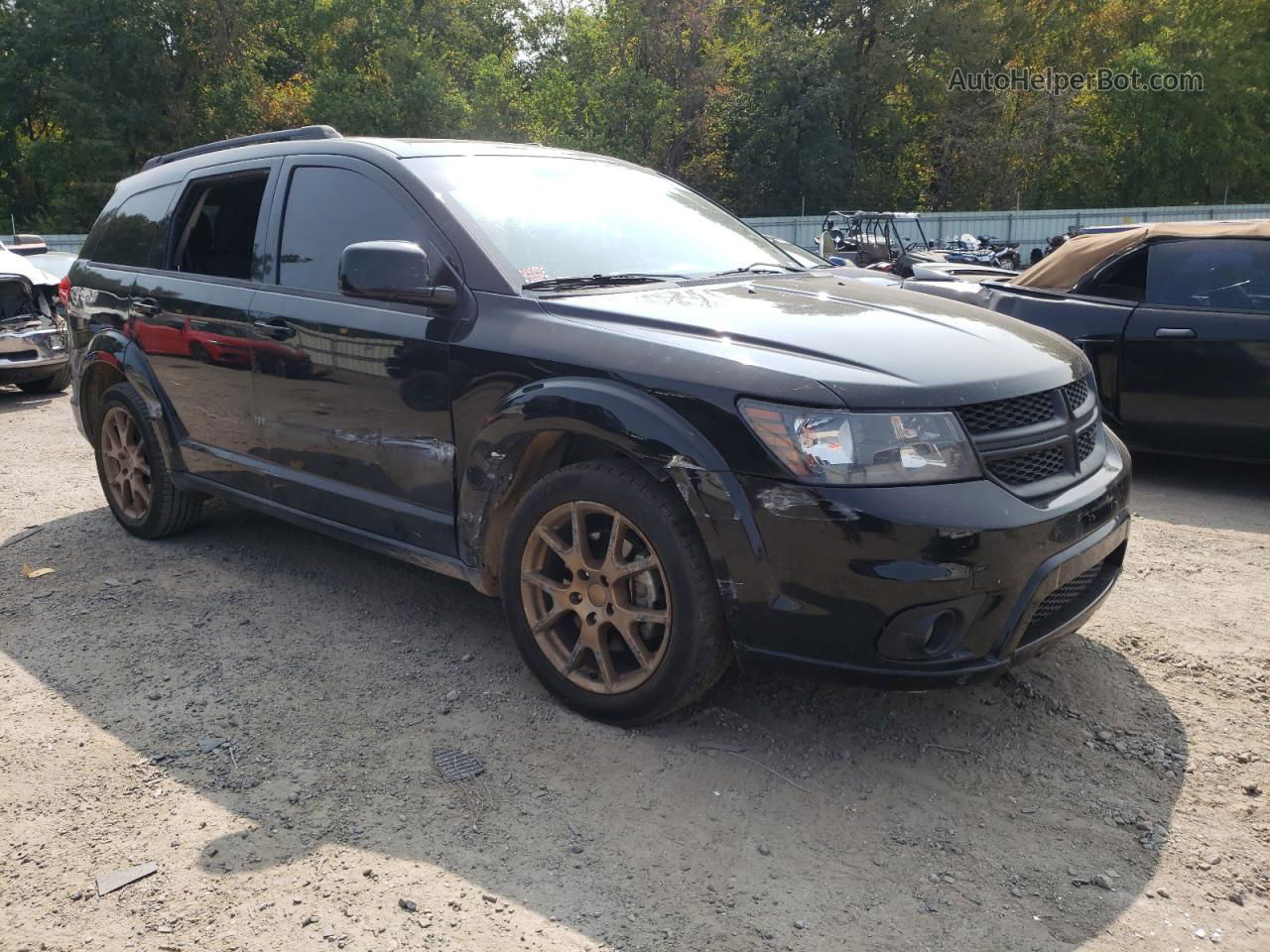 2016 Dodge Journey Sxt Черный vin: 3C4PDCBB7GT239321