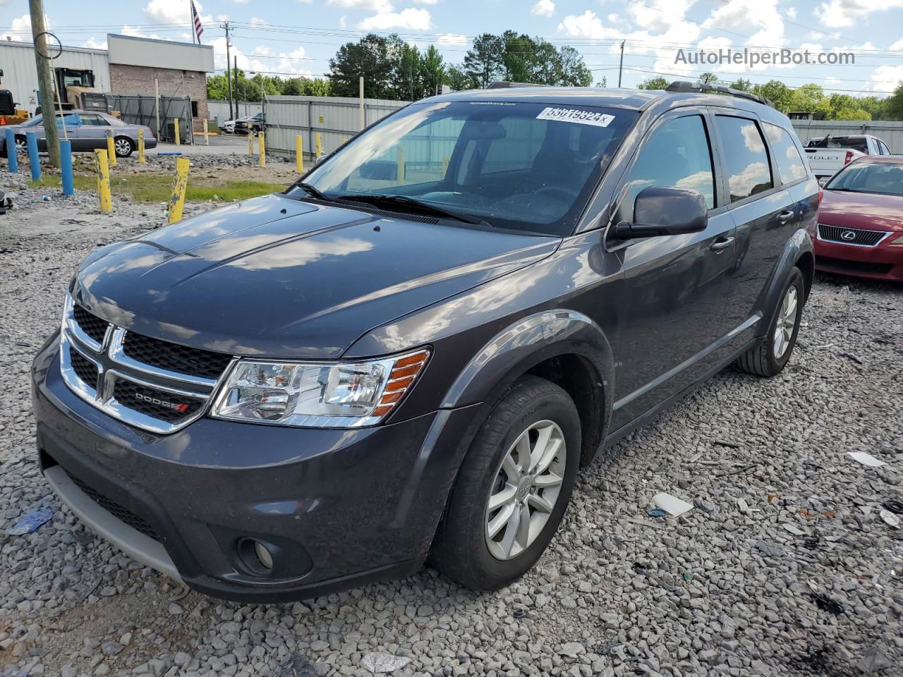 2017 Dodge Journey Sxt Gray vin: 3C4PDCBB7HT594989