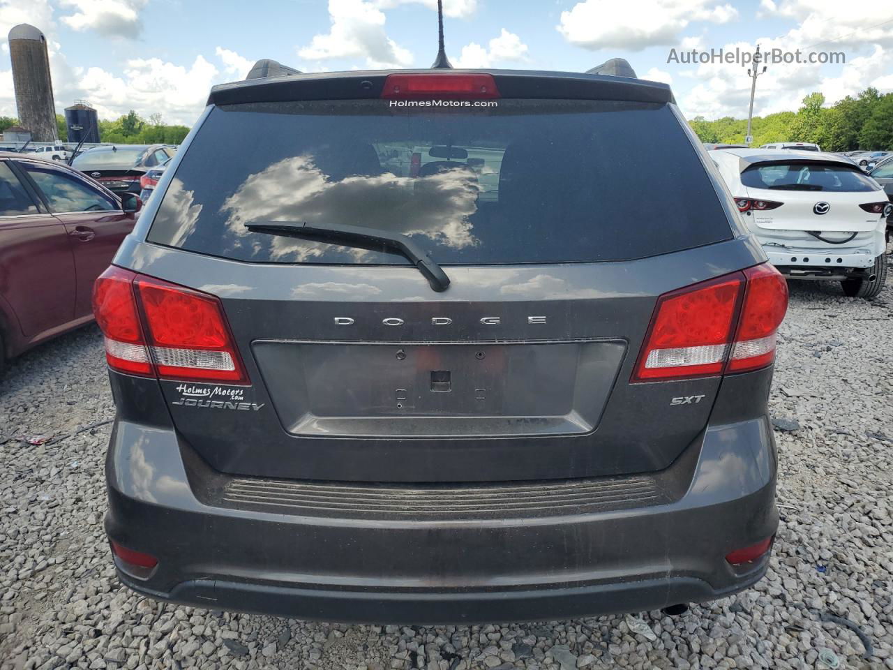 2017 Dodge Journey Sxt Gray vin: 3C4PDCBB7HT594989