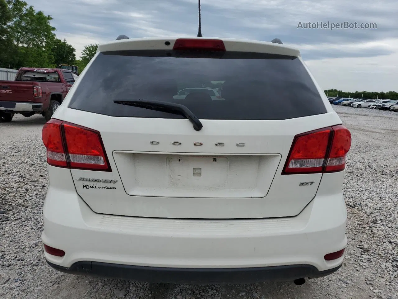 2017 Dodge Journey Sxt White vin: 3C4PDCBB7HT619521