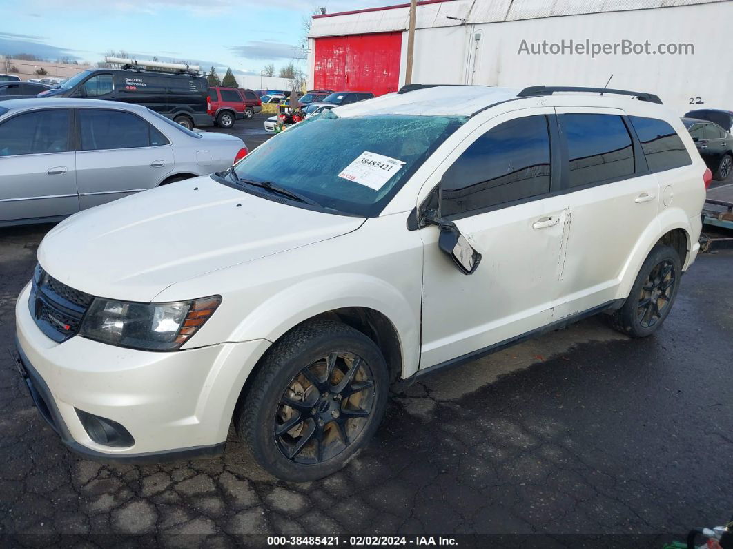 2014 Dodge Journey Sxt White vin: 3C4PDCBB8ET115703