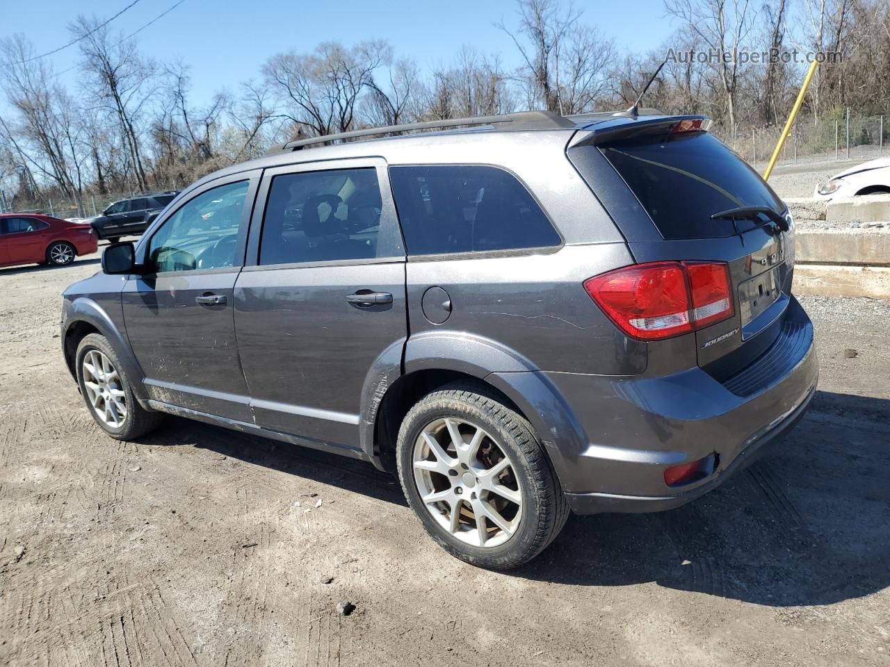 2015 Dodge Journey Sxt Gray vin: 3C4PDCBB8FT588745