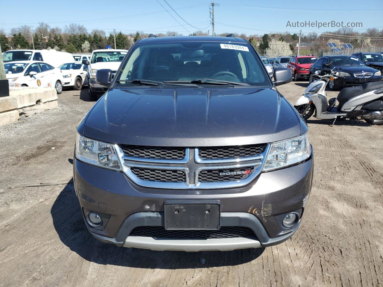 2015 Dodge Journey Sxt Gray vin: 3C4PDCBB8FT588745