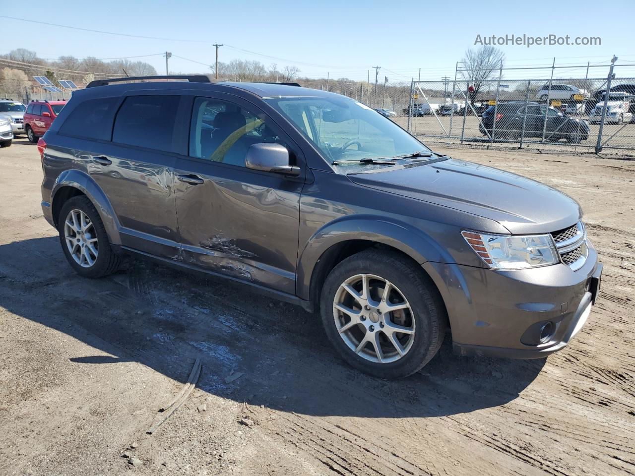 2015 Dodge Journey Sxt Gray vin: 3C4PDCBB8FT588745