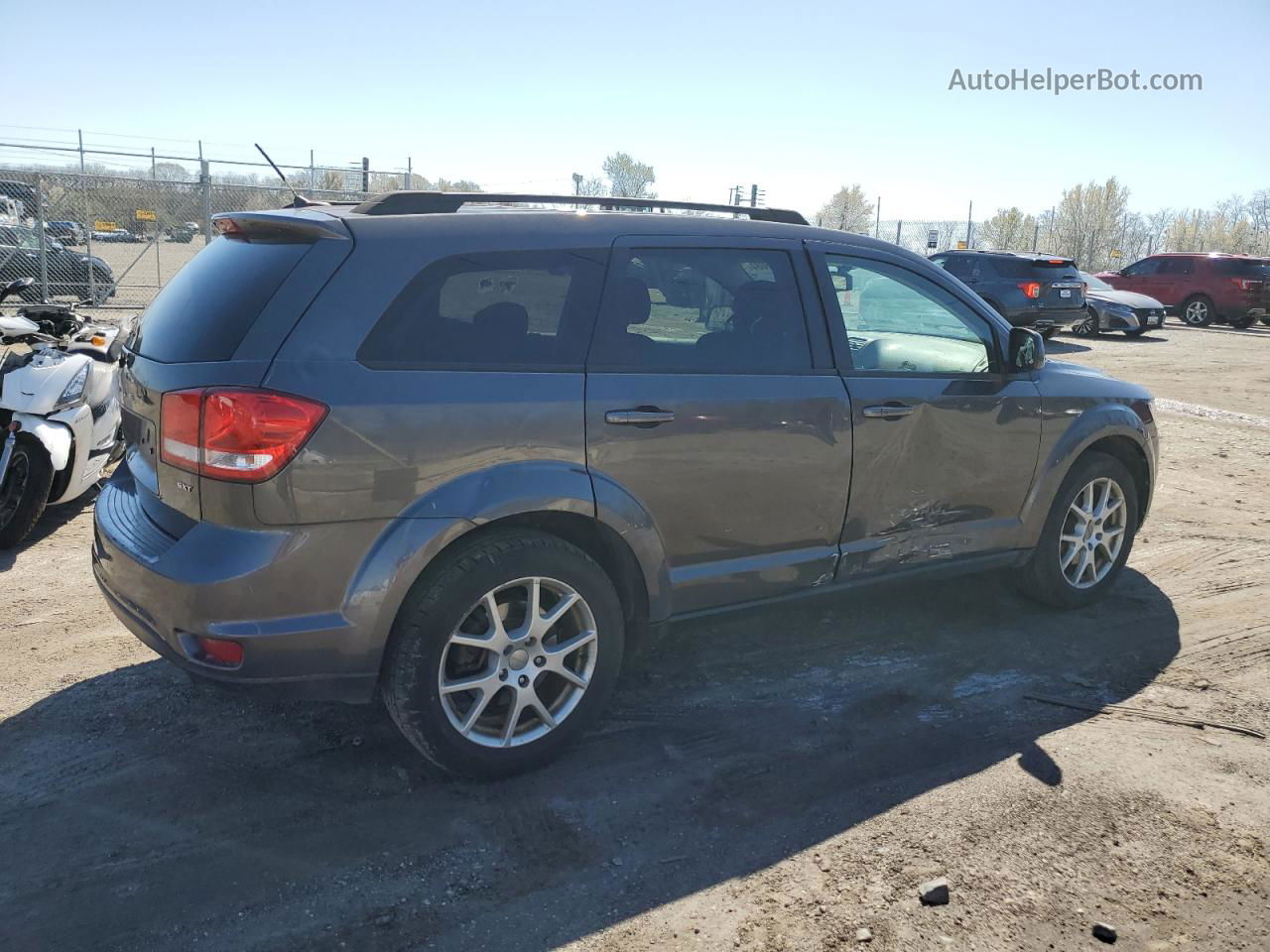 2015 Dodge Journey Sxt Gray vin: 3C4PDCBB8FT588745