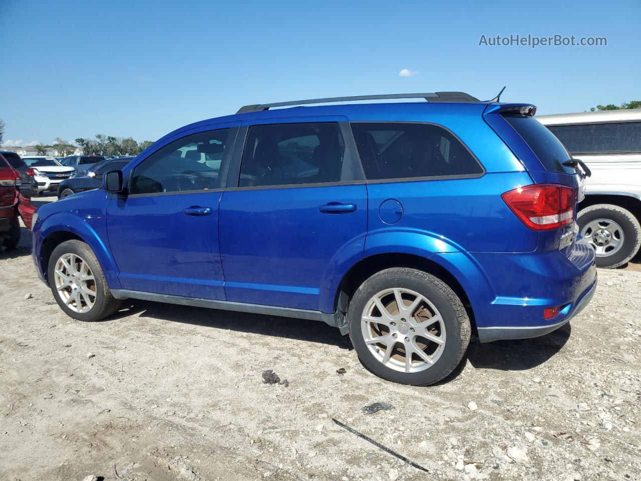 2015 Dodge Journey Sxt Синий vin: 3C4PDCBB8FT706650