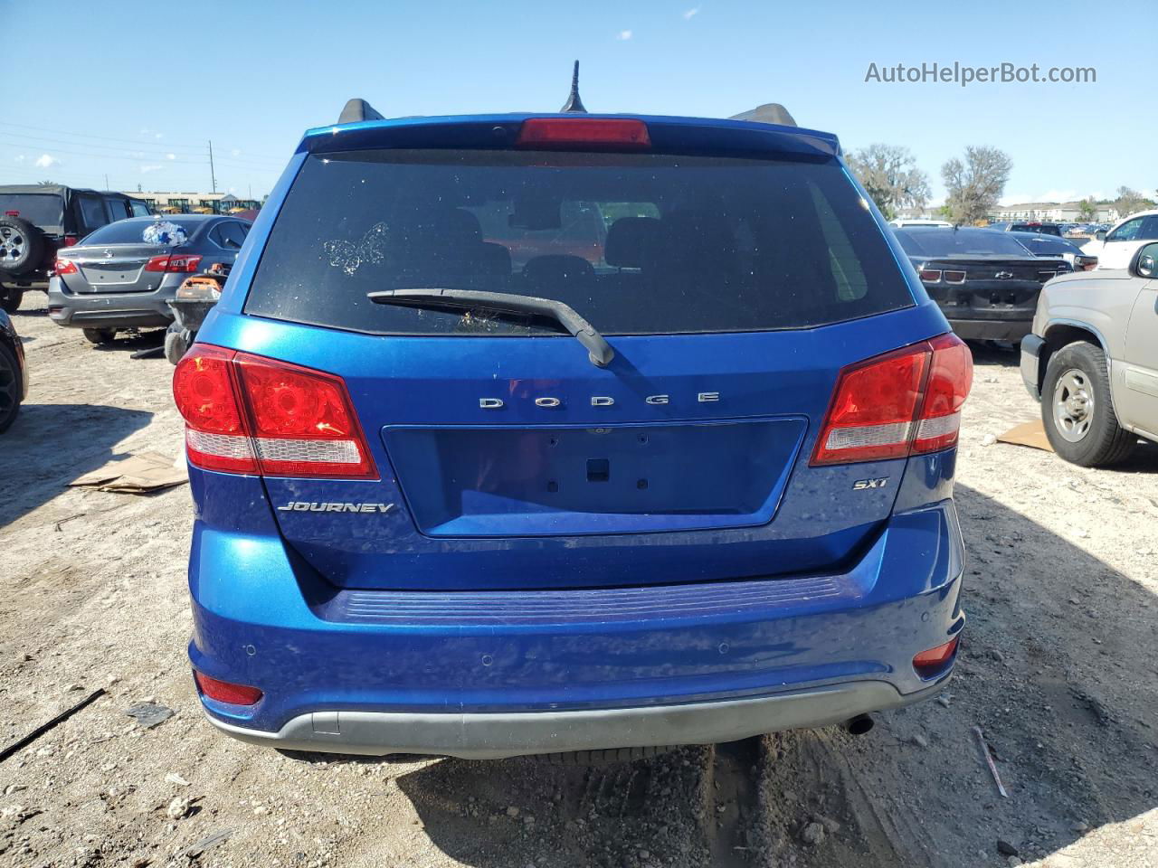 2015 Dodge Journey Sxt Blue vin: 3C4PDCBB8FT706650