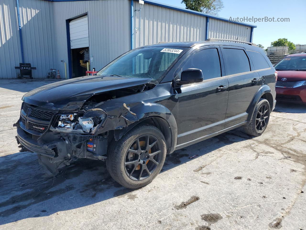 2016 Dodge Journey Sxt Черный vin: 3C4PDCBB8GT112397